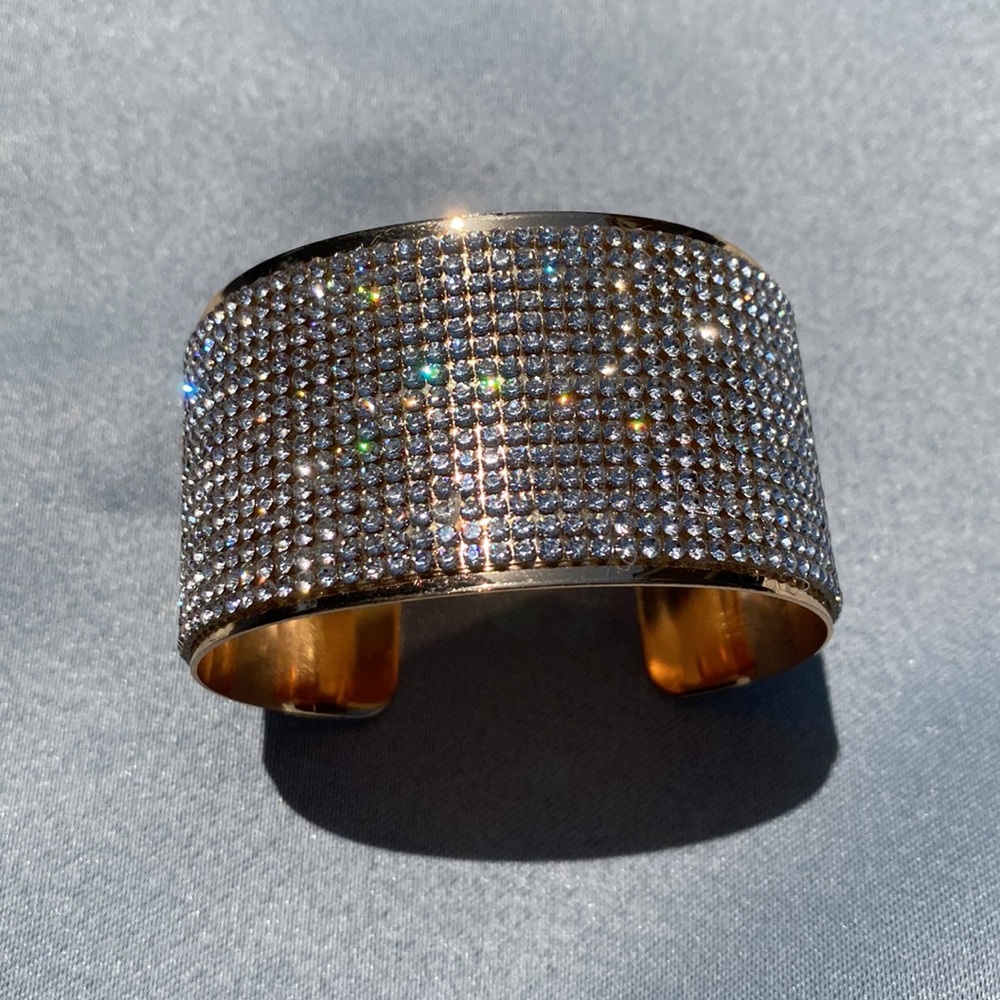Silver studded cuff